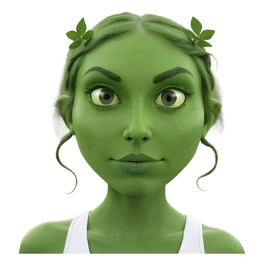 girl outdoors looking at viewer sticker