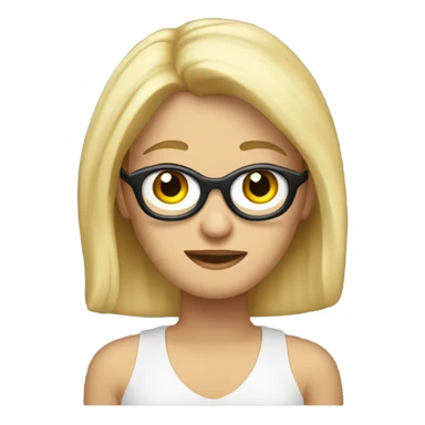 Psicóloga blondie sticker