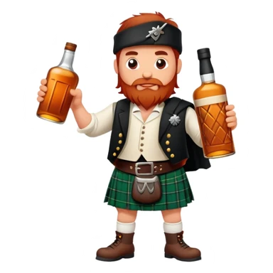 drunk scotsman sticker