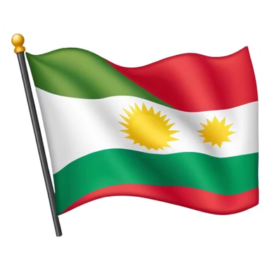 Kurdistanfalg sticker