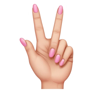 pink middle finger  sticker