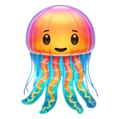 emoji jellyfish sticker