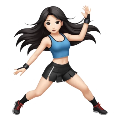Final fantasy 7 Tifa dance  sticker