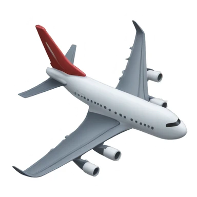 shocked emoji airplane sticker
