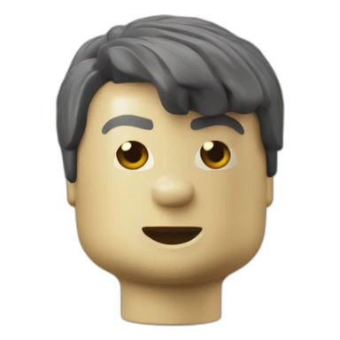 LEGO minifigure head sticker