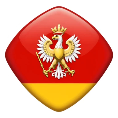 give me a symbol to combine my polish and macedonian roots that is simple and legible sticker