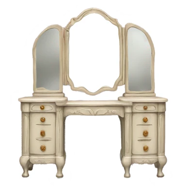 Vintage vanity sticker