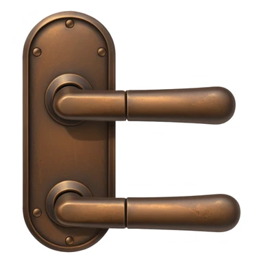 door handle card sticker