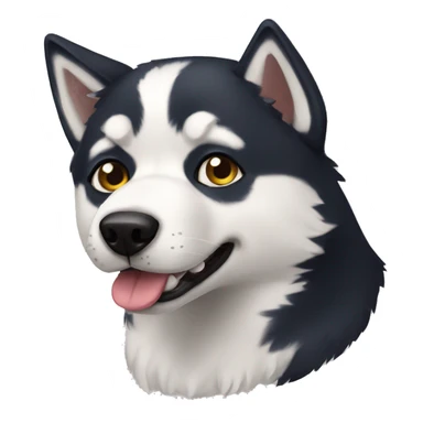 Perro husky sticker