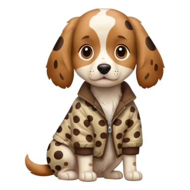 spotted jackets dog sticker