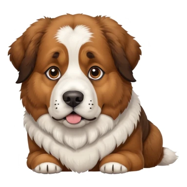 St. Bernard/Scottish Shepherd dog sticker