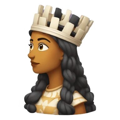 CAÏSSA , A CHESS GODDESS IN A SERIOUS MOOD sticker