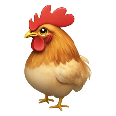Chicken butt sticker