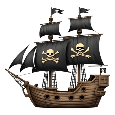 Pirate Ship sticker