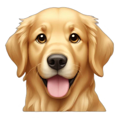 golden-retriever-cute sticker