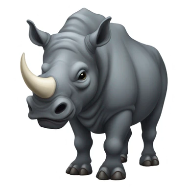 Half Rhino Half Buffalo sticker