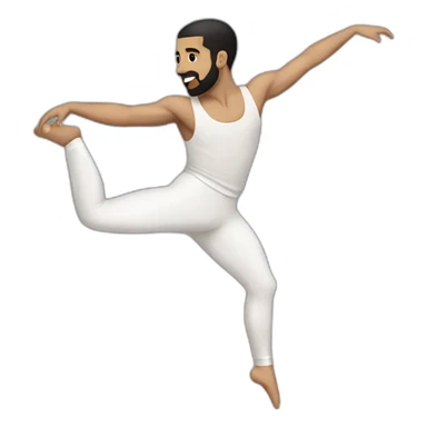Drake-dancing-ballet sticker
