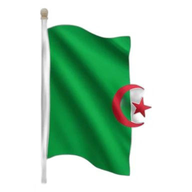 algeria flag sticker