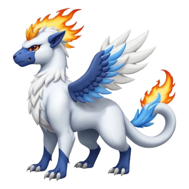 Absol-Reshiram-Fusion (full body) sticker