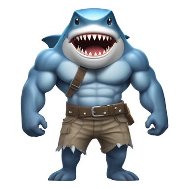 Land shark from Marvel  sticker