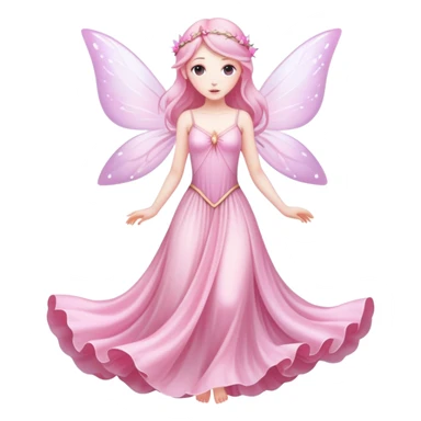 pink ethereal fairy  sticker