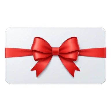 gift card ribbon sticker