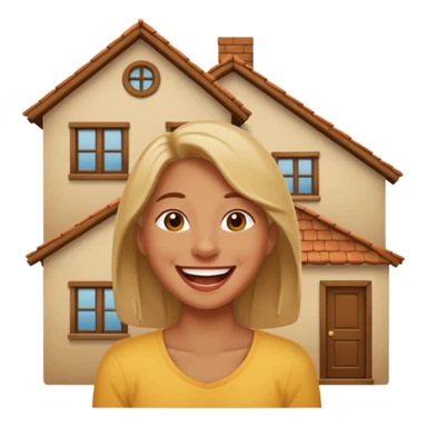 Inside my house laughing sticker