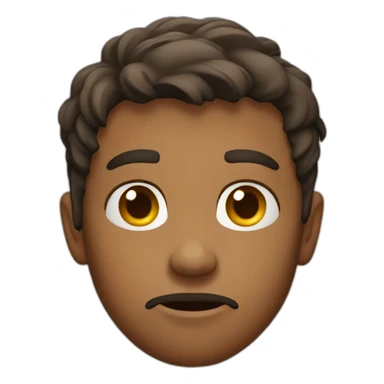 serious and danger boy sticker