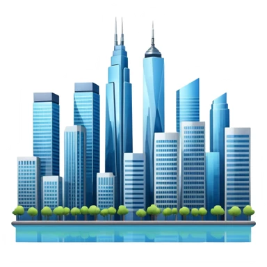 cityscape sticker