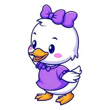 classic Daisy Duck from Disney sticker