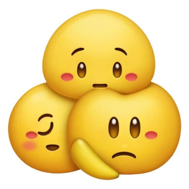 苹果片夹着青瓜的san'wen'zhi sticker