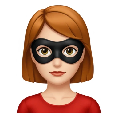 incredibles helen par with black eye mask sticker