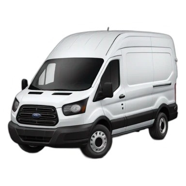 Ford transit white mk7 sticker