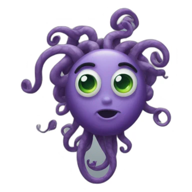 Medusa nemo sticker