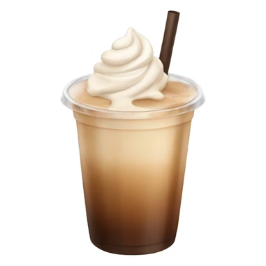 Iced coffee aesthetic sticker