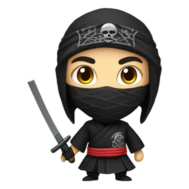 Ninja Calavera sticker