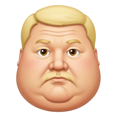 Fat white german guy sticker