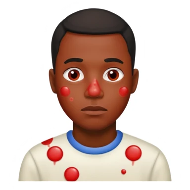 measles black man sticker