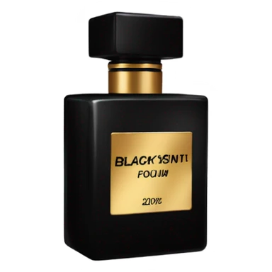 black ysl perfume sticker