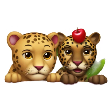 Cherry and a jaguar sticker