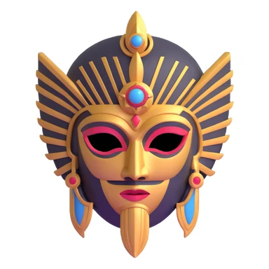 Anunnaki mask sticker