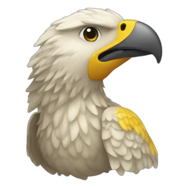 Adler mit gelber Karte sticker