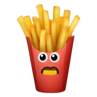fries patato sticker