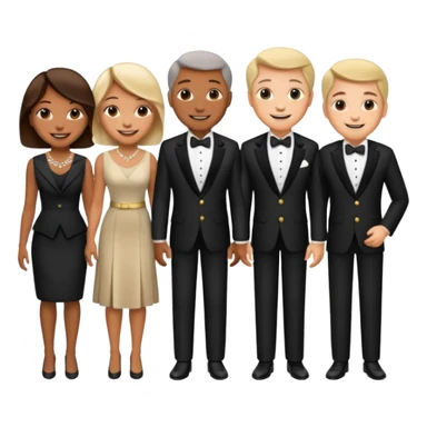 a people with lots of money sticker