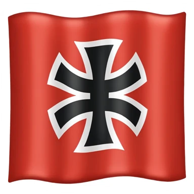 Swastika nazi flag sticker