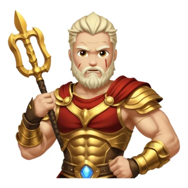 fight between Zeus and kratos  sticker