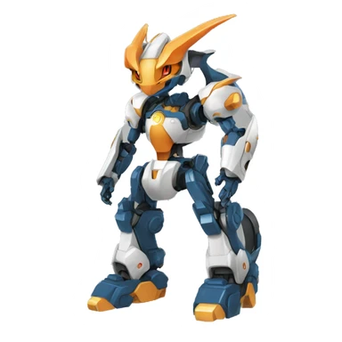 Futuristic Mechanical Medabot-Charizard-Mecha sticker