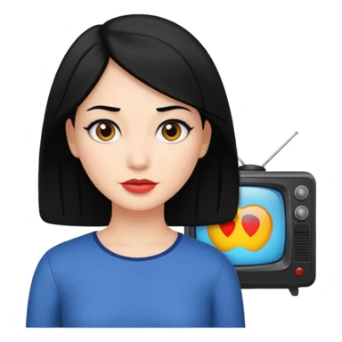 TV woman from Skividi toilet sticker