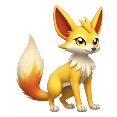  Fennekin-Quilava-Fakemon Full body sticker