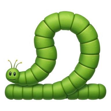 Inchworm with arch sticker